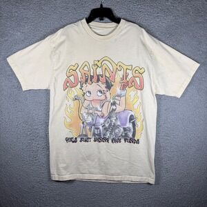 Betty Boop American Traditional Biker Tattoo T-Shirt Women's No Tag